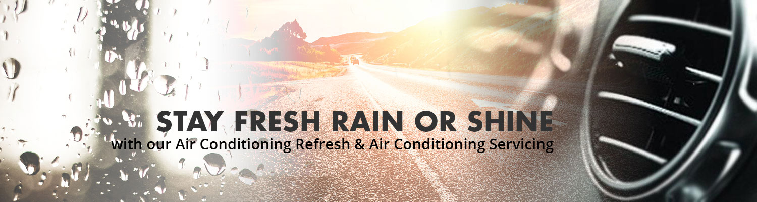 Air con stay fresh rain or shine