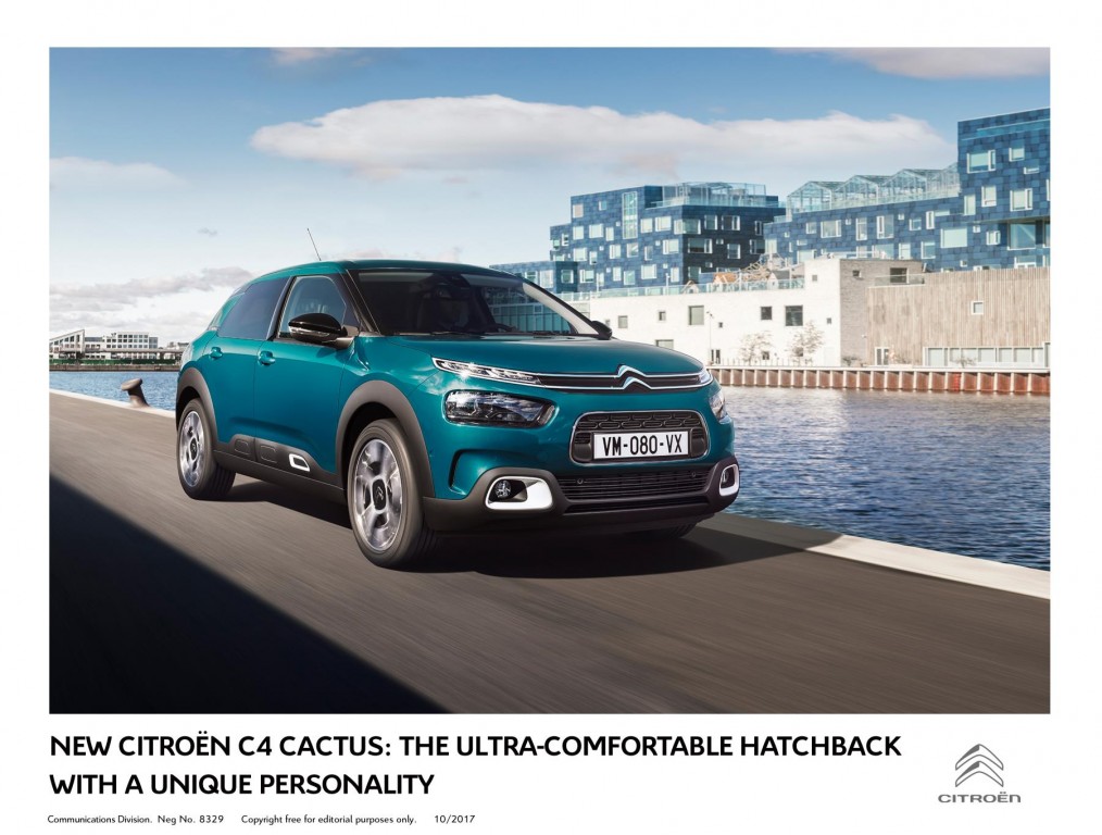 NEW CITROËN C4 CACTUS: THE ULTRA-COMFORTABLE HATCHBACK WITH A UNIQUE PERSONALITY